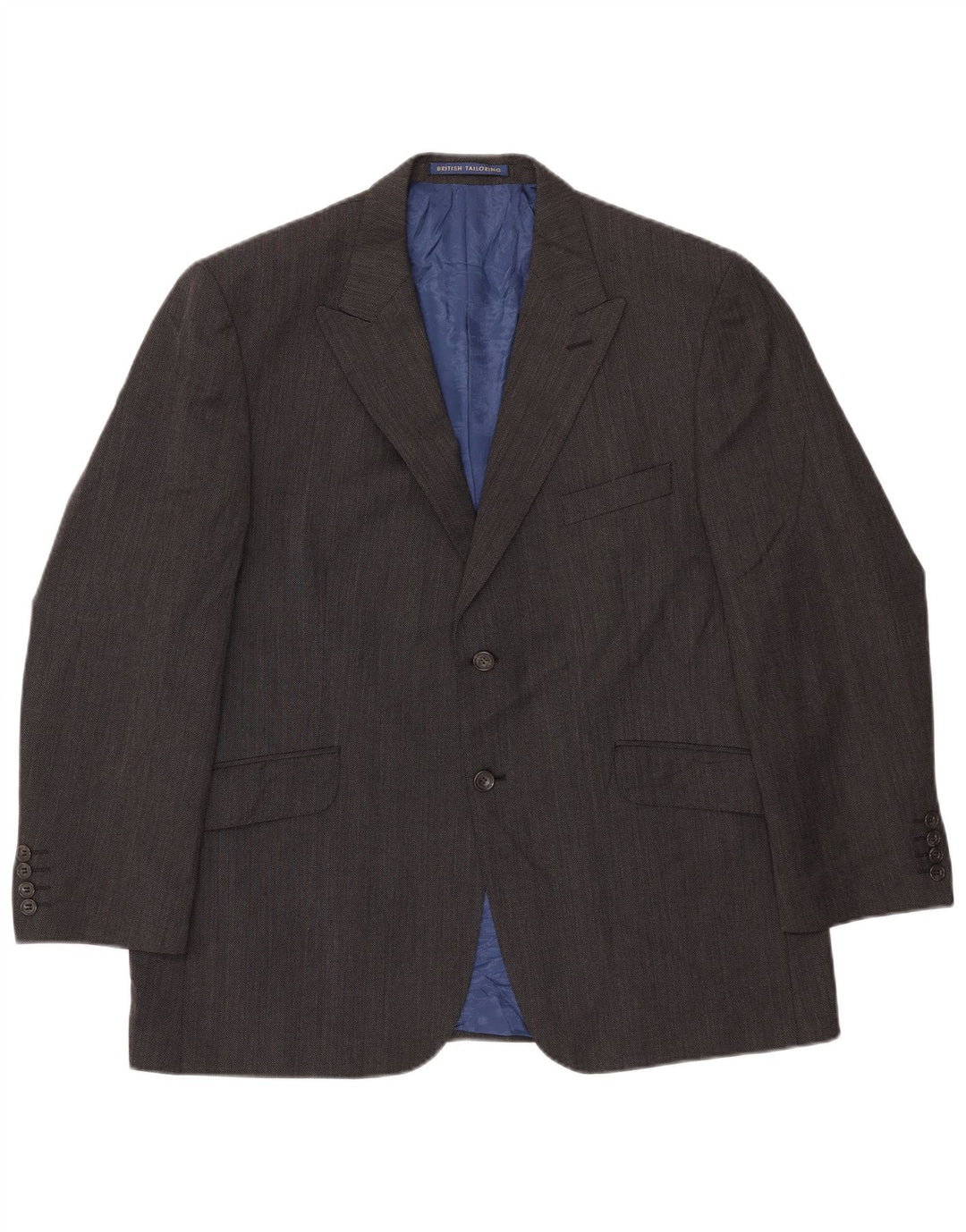 Marks & Spencer Chaqueta tipo blazer de 2 botones para hombre UK 44 2XL Lana gris