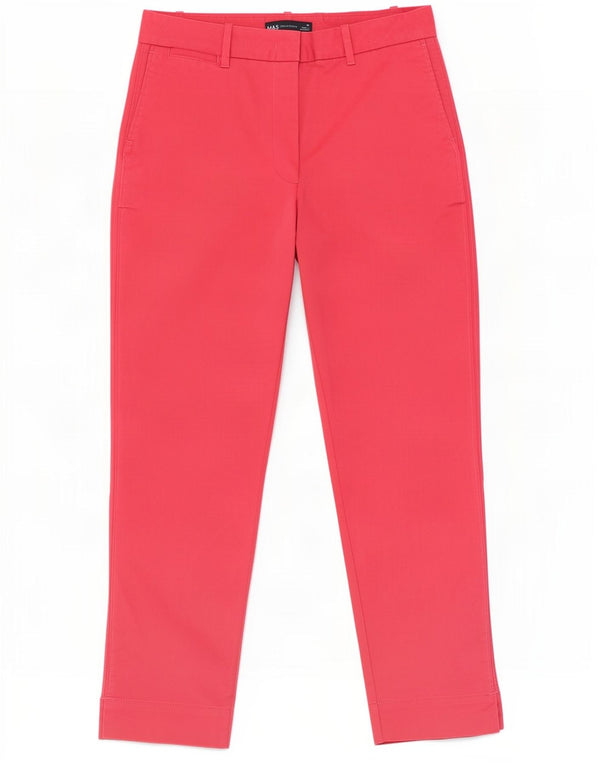 Marks & Spencer Pantalones cortos para mujer UK 10 Small W30 L25 Algodón rosa