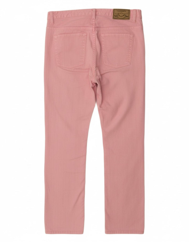 GANT Pantalones informales rectos Dawn de corte regular para mujer W29 L32 Algodón rosa