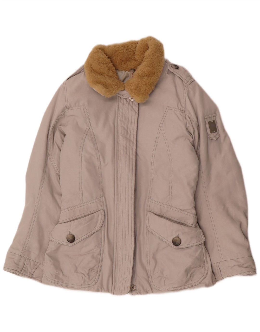 Think Pink Chaqueta acolchada para mujer UK 40 Polipropileno gris medio