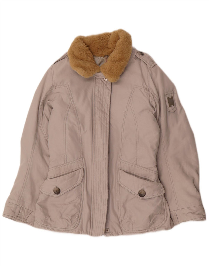 Think Pink Chaqueta acolchada para mujer UK 40 Polipropileno gris medio