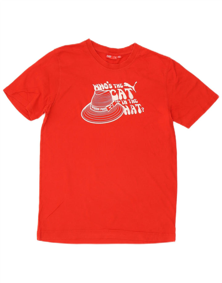 Puma Camiseta Gráfica para Hombre Top Medium Rojo