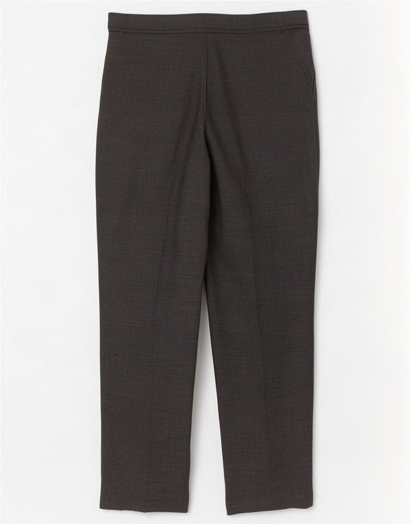 Marks & Spencer Pantalones Casuales Rectos para Mujer UK 40 Large W32 L28 Gris