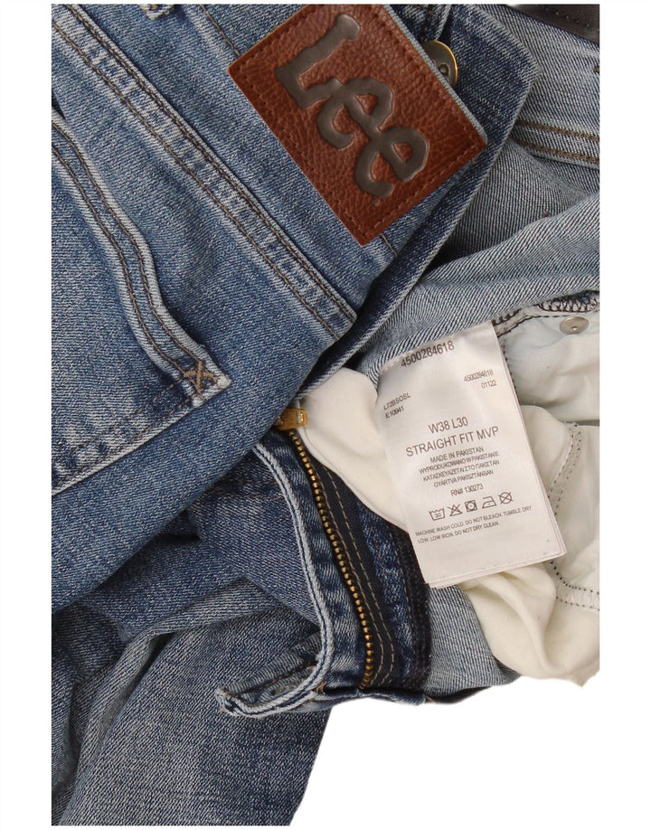 Vaqueros rectos Lee para hombre W38 L30 Algodón azul