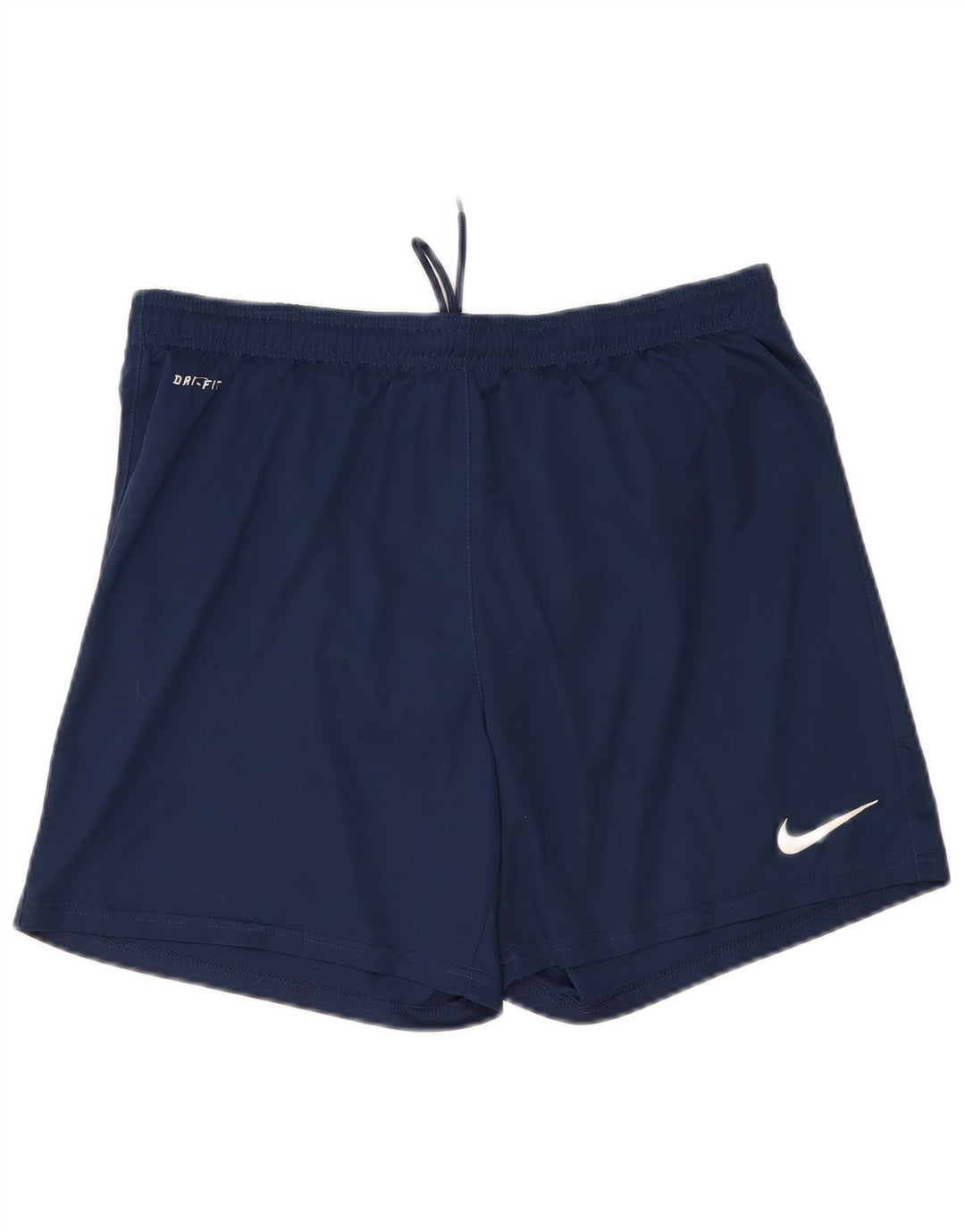 NIKE Pantalones cortos deportivos Dri Fit para hombre, tamaño grande, poliéster azul marino
