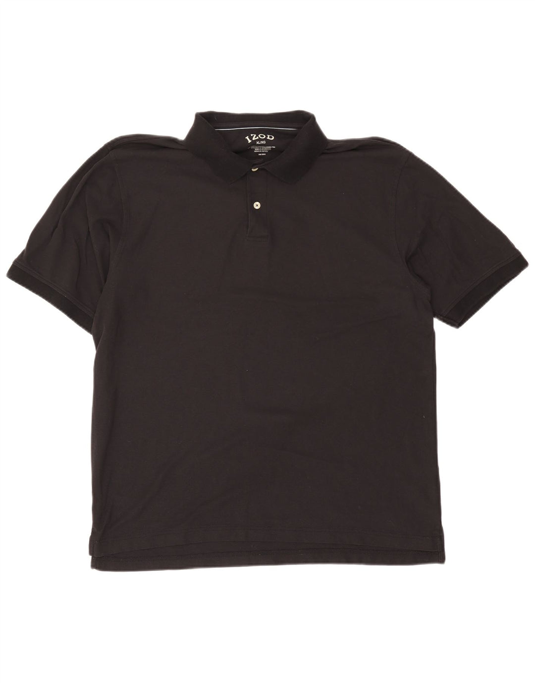 Izod Polo Hombre XL Algodón Negro