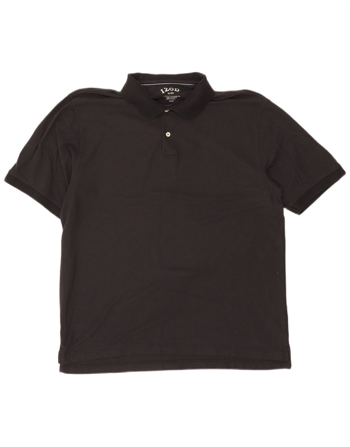 Izod Polo Hombre XL Algodón Negro
