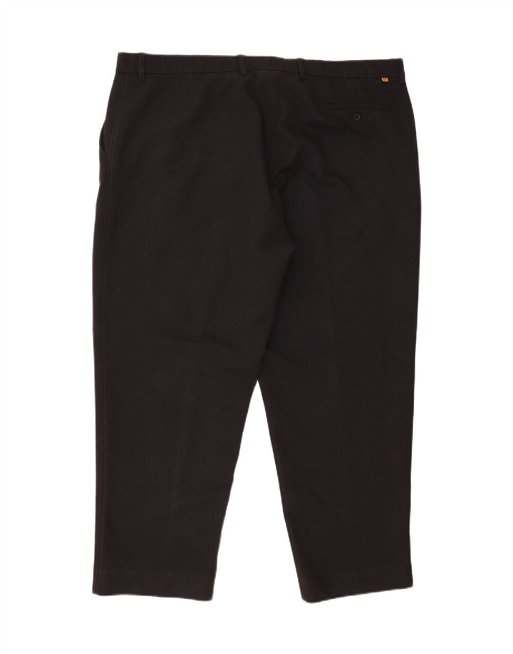Farah Hombre Pantalón Chino Recto W44 L29 Poliéster Negro