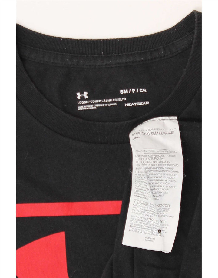 Under Armour Camiseta gráfica para hombre Top Small Black Cotton