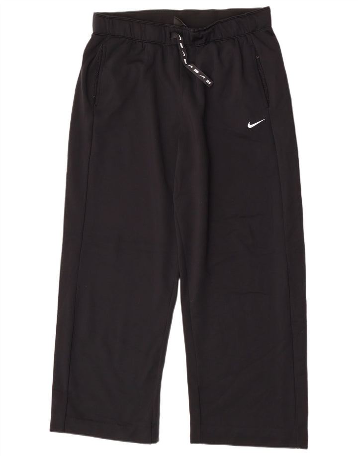 Nike Dri Fit - Pantalón de chándal para mujer, talla grande, nailon negro