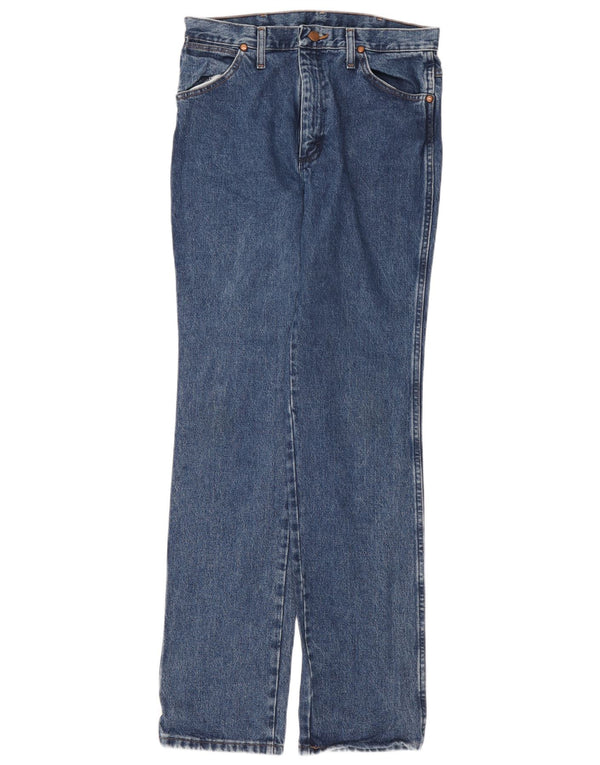 Vaqueros Wrangler Hombre Rectos W31 L34 Algodón Azul