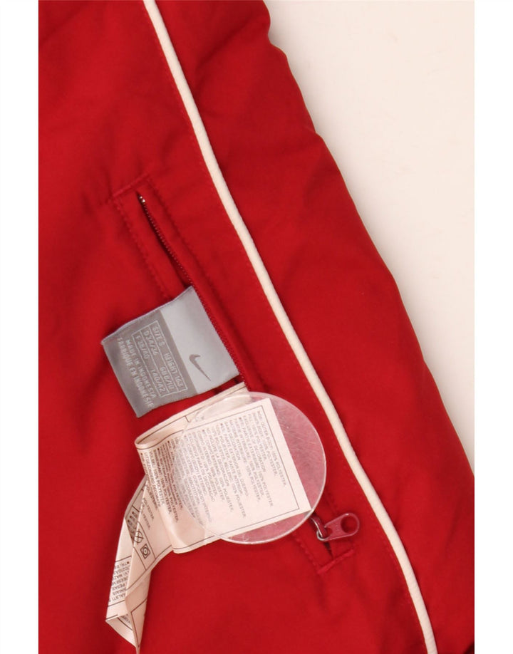 Nike Chaqueta reversible para mujer UK 8/10 Small Rojo Poliéster