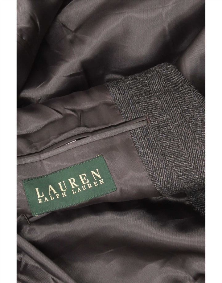 Ralph Lauren Chaqueta Blazer de Corte Regular para Hombre UK 48 3XL Gris Espiga