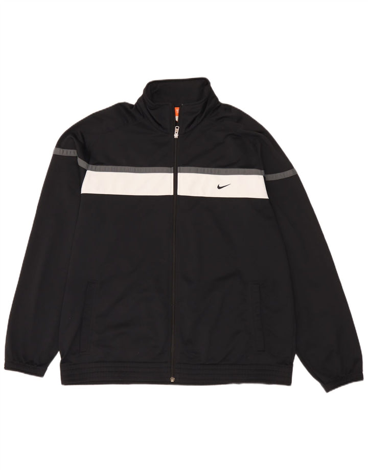 Nike - Chaqueta de chándal para hombre, talla 46/48, poliéster, color negro