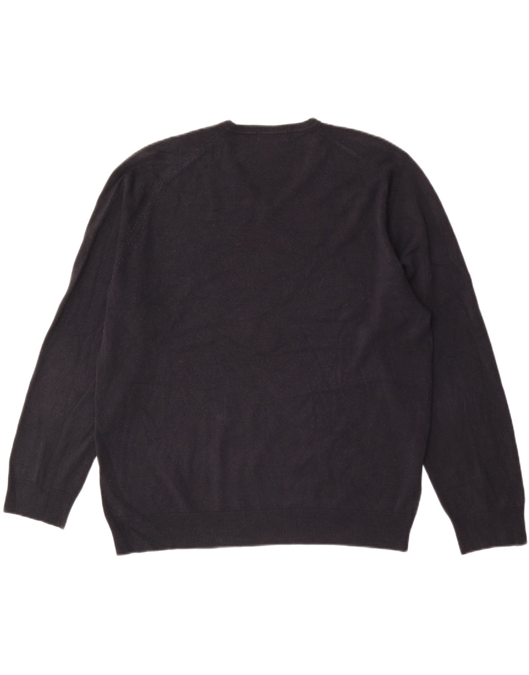Marks & Spencer Jersey con Cuello en V para Hombre XL Acrílico Azul Marino