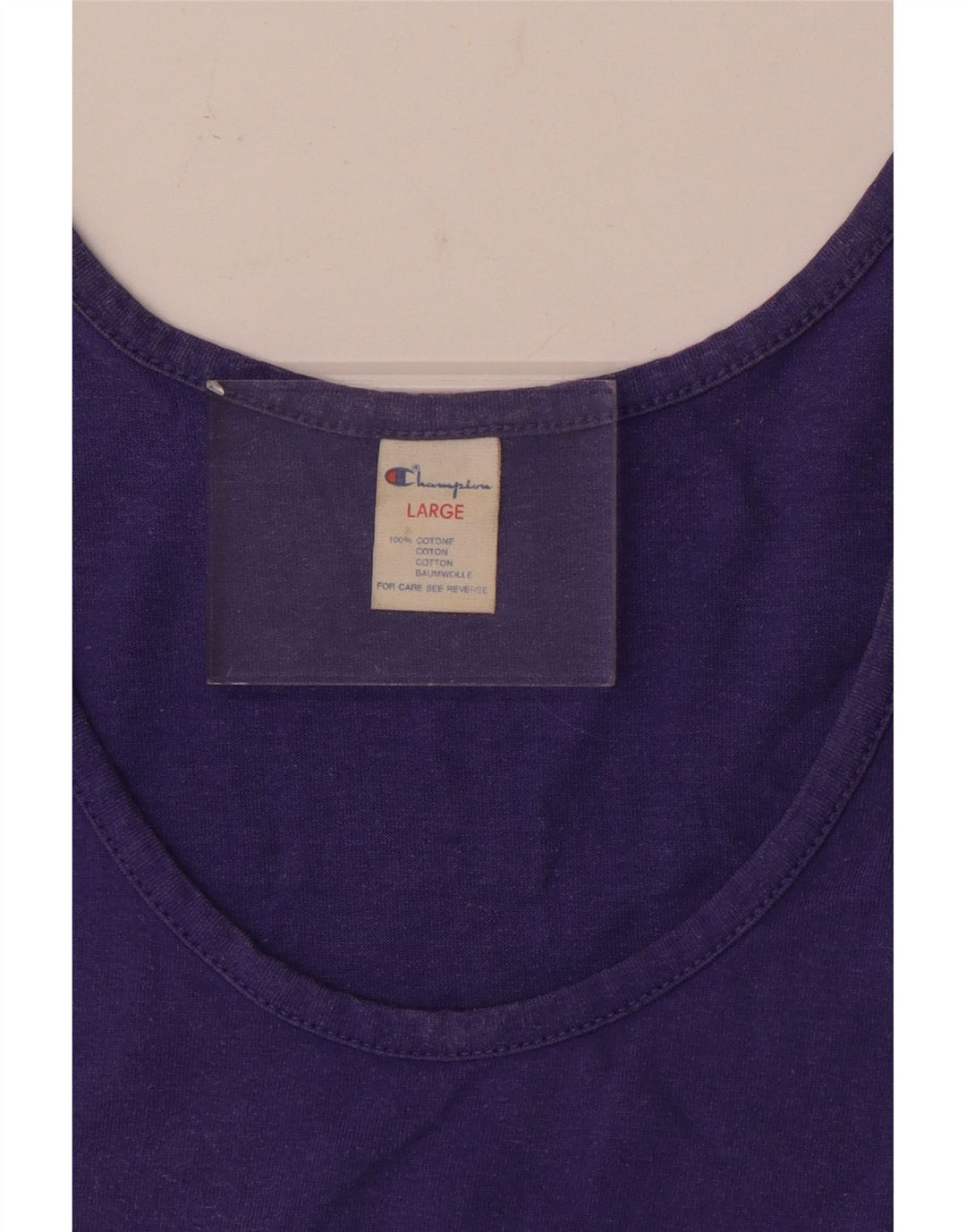Champion Camiseta Sin Mangas Con Gráfico Para Hombre Grande Algodón Púrpura