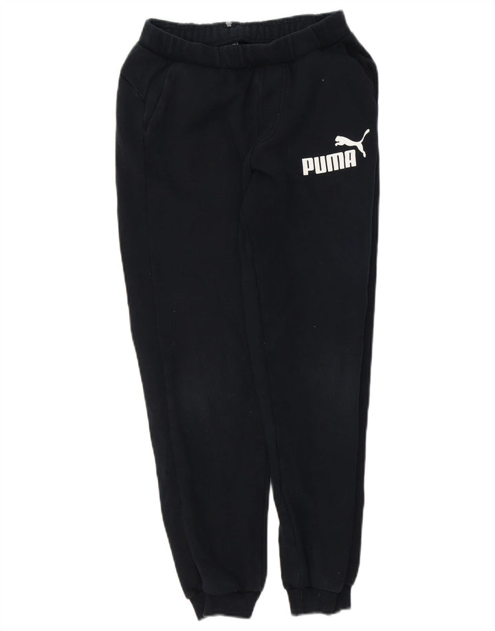 Puma Pantalones de chándal con gráfico para niños 11-12 años Negro
