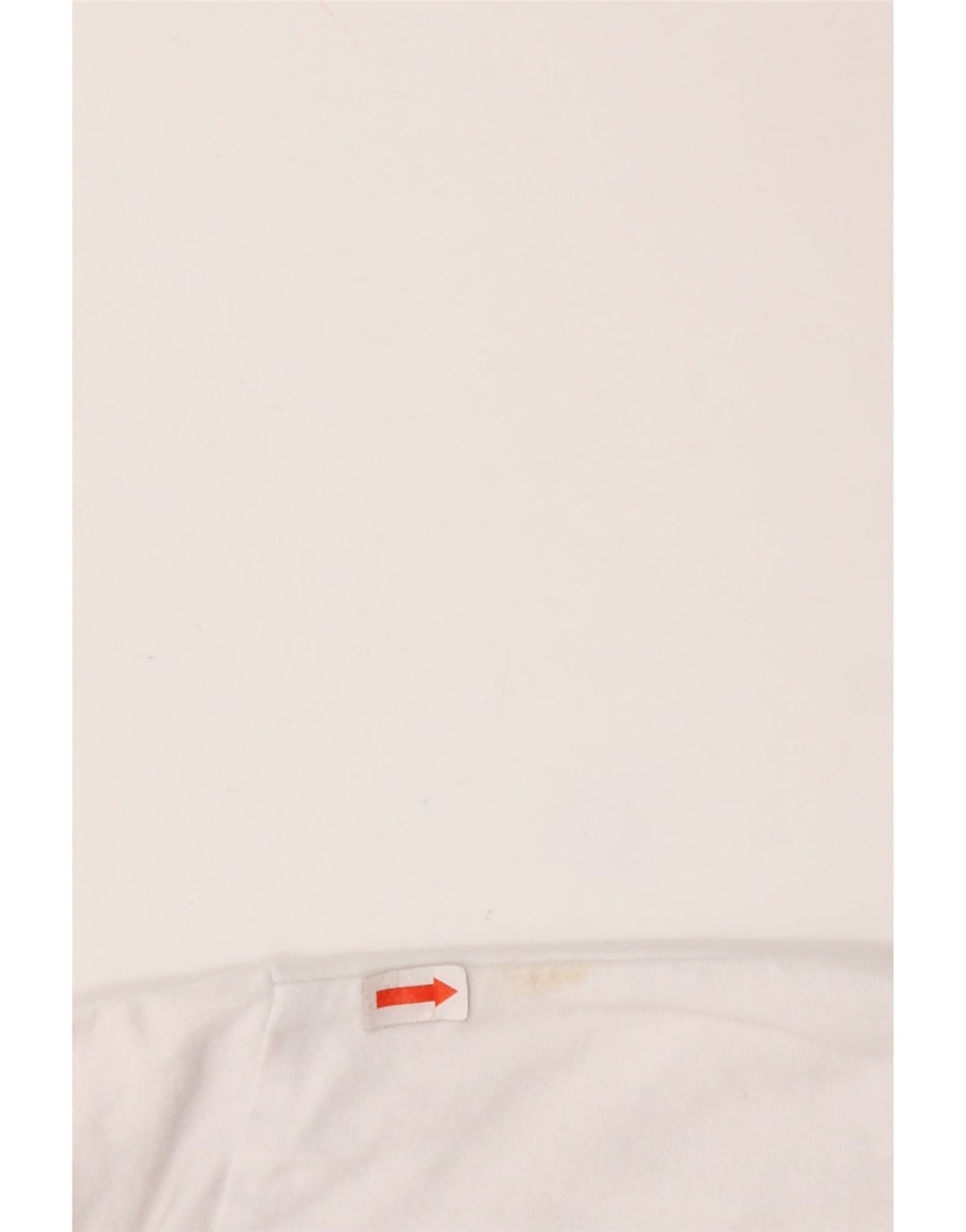 ELLESSE Camiseta corta gráfica para mujer Top UK 10 Small White Cotton
