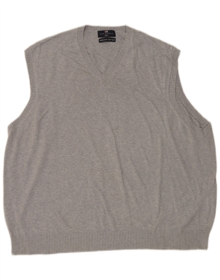 Marks & Spencer - Camiseta sin mangas para hombre, color azul, XL, algodón gris
