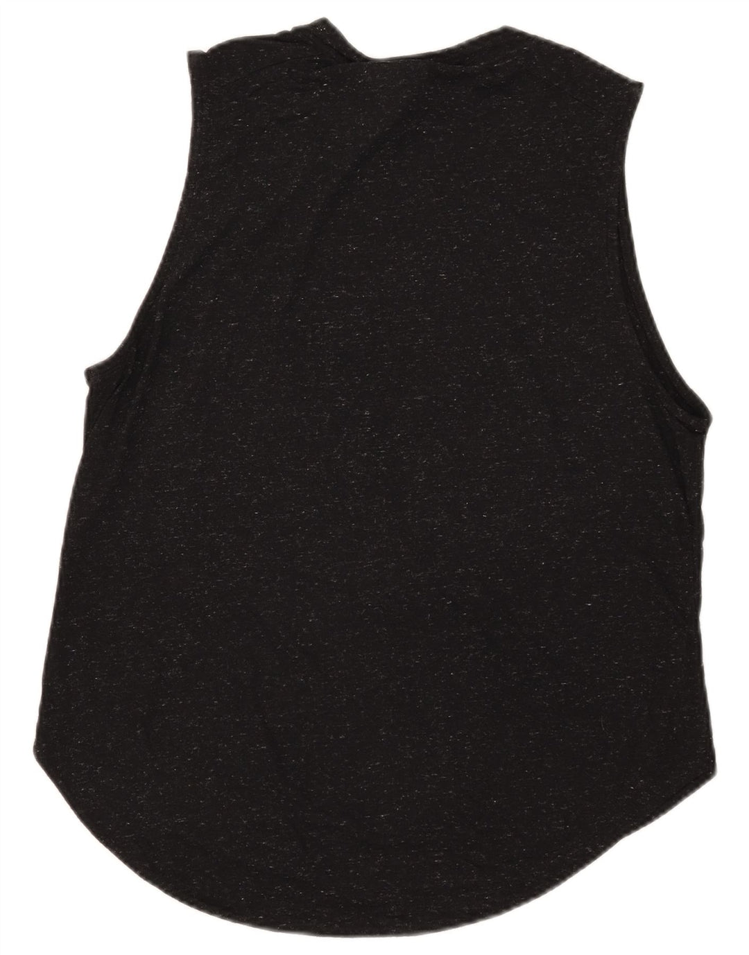 Adidas Mujer Gráfico Chaleco Top Reino Unido 12/14 Mediano Negro Moteado