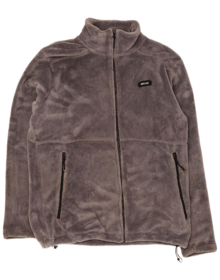 Brugi Chaqueta polar para hombre ES 42 XL Poliéster gris