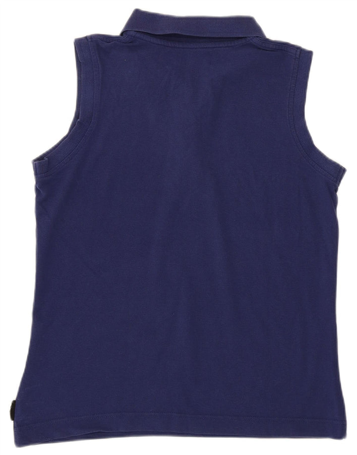 Kappa Polo sin Mangas para Mujer UK 40 Medium Azul Marino