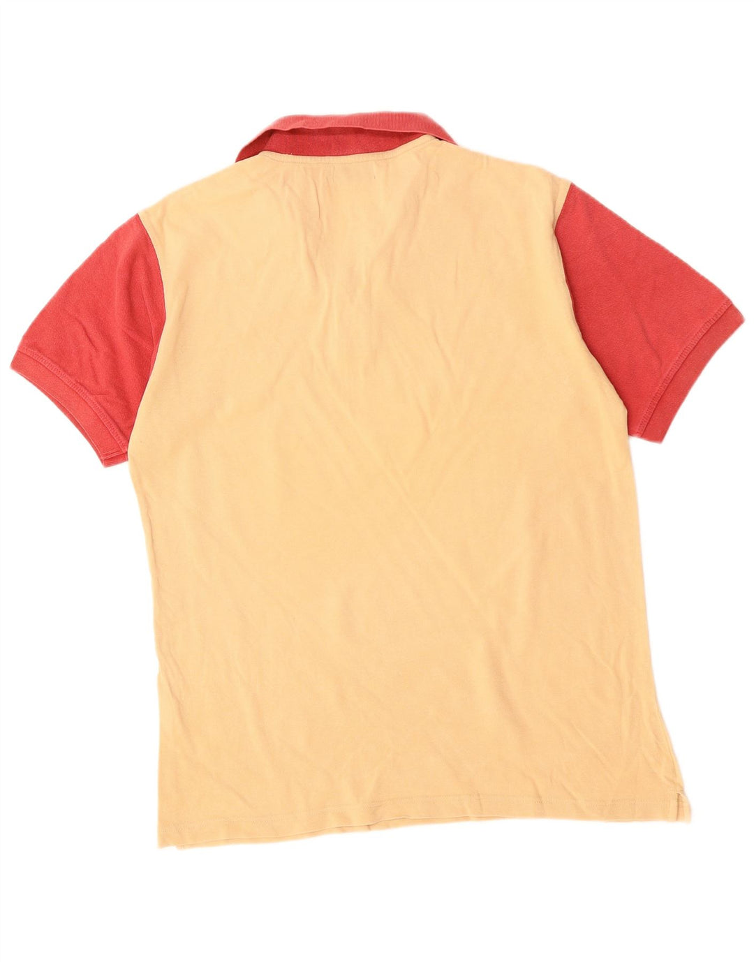 ASICS Polo de rugby para hombre de algodón color block en beige medio