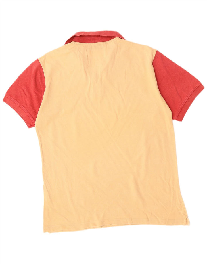 ASICS Polo de rugby para hombre de algodón color block en beige medio