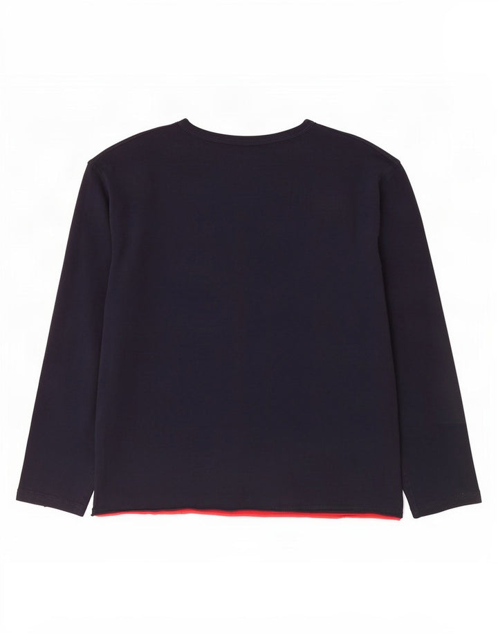 Levi's Boys Graphic Top Manga Larga 9-10 Años Azul Marino
