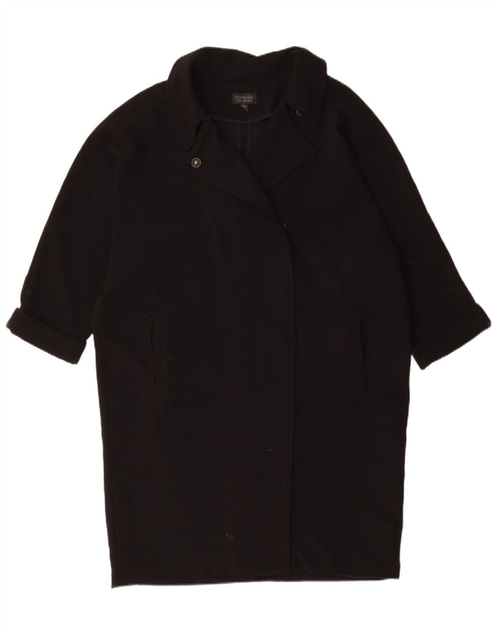 Topshop Abrigo extragrande para mujer UK 44 Grande Poliéster negro
