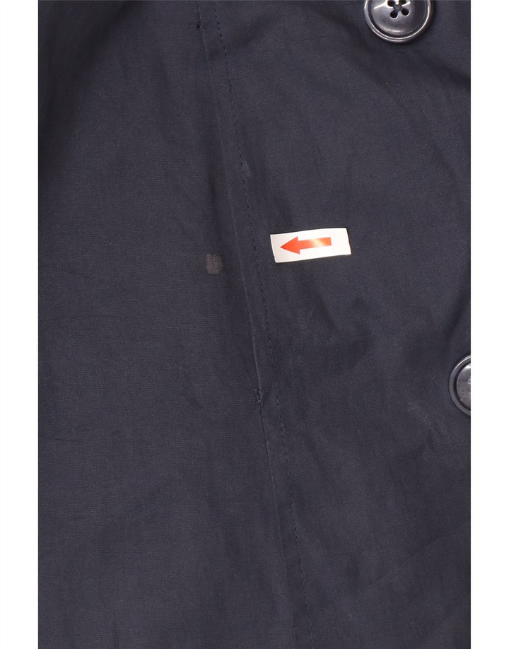 Gabardina Mujer Naf Naf IT 48 XL Azul Marino Algodón