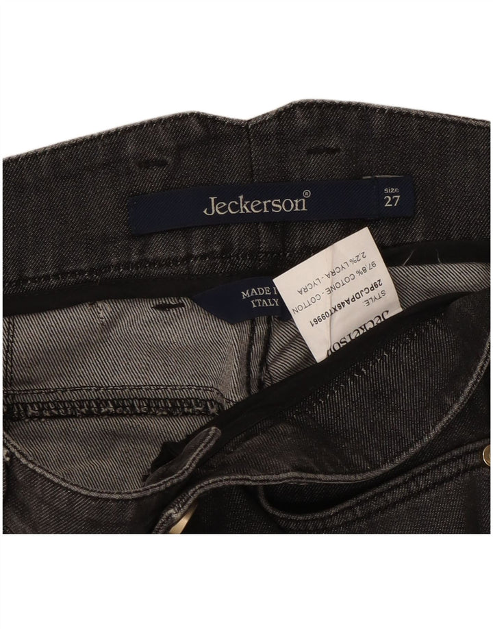 Vaqueros ajustados para mujer Jeckerson W27 L29 Algodón negro