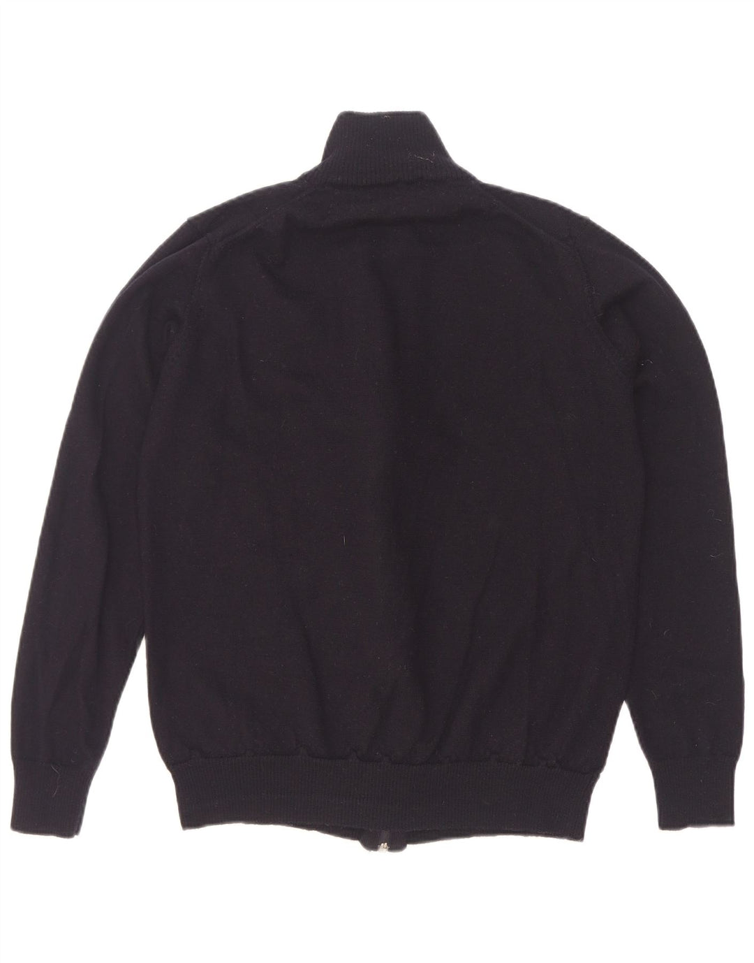 Zara Hombre Cárdigan Suéter Grande Negro