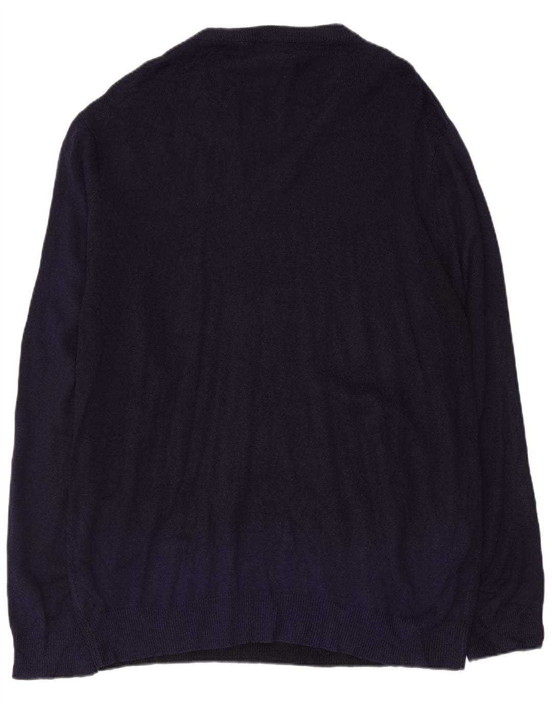 PIERRE CARDIN Jersey con cuello en V para hombre 2XL Azul marino Acrílico