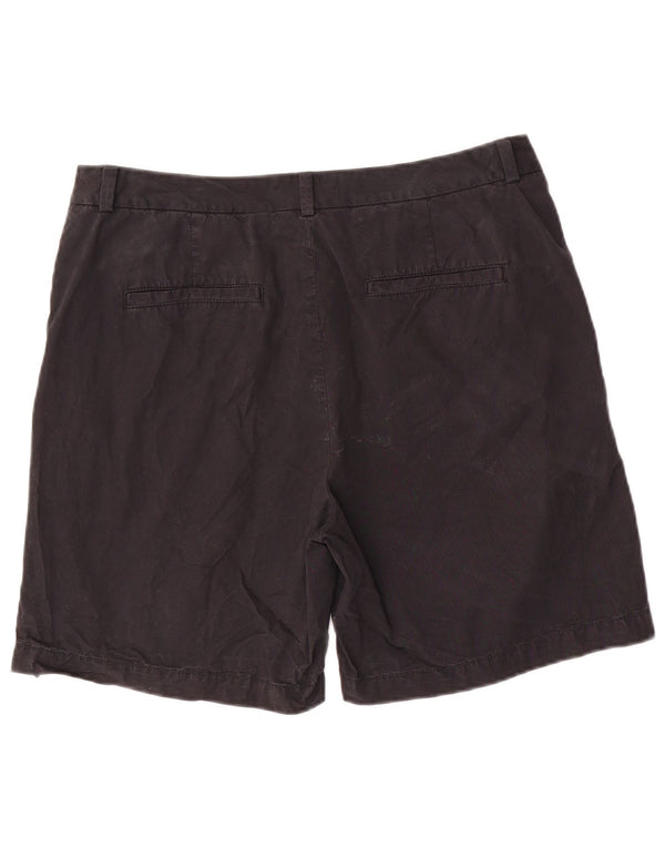 Marks & Spencer Pantalones cortos chinos para mujer UK 14 Large W32 Algodón negro