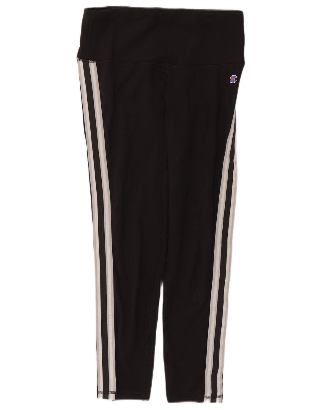 CHAMPION Leggings para mujer UK 12 Mediano Negro Poliéster