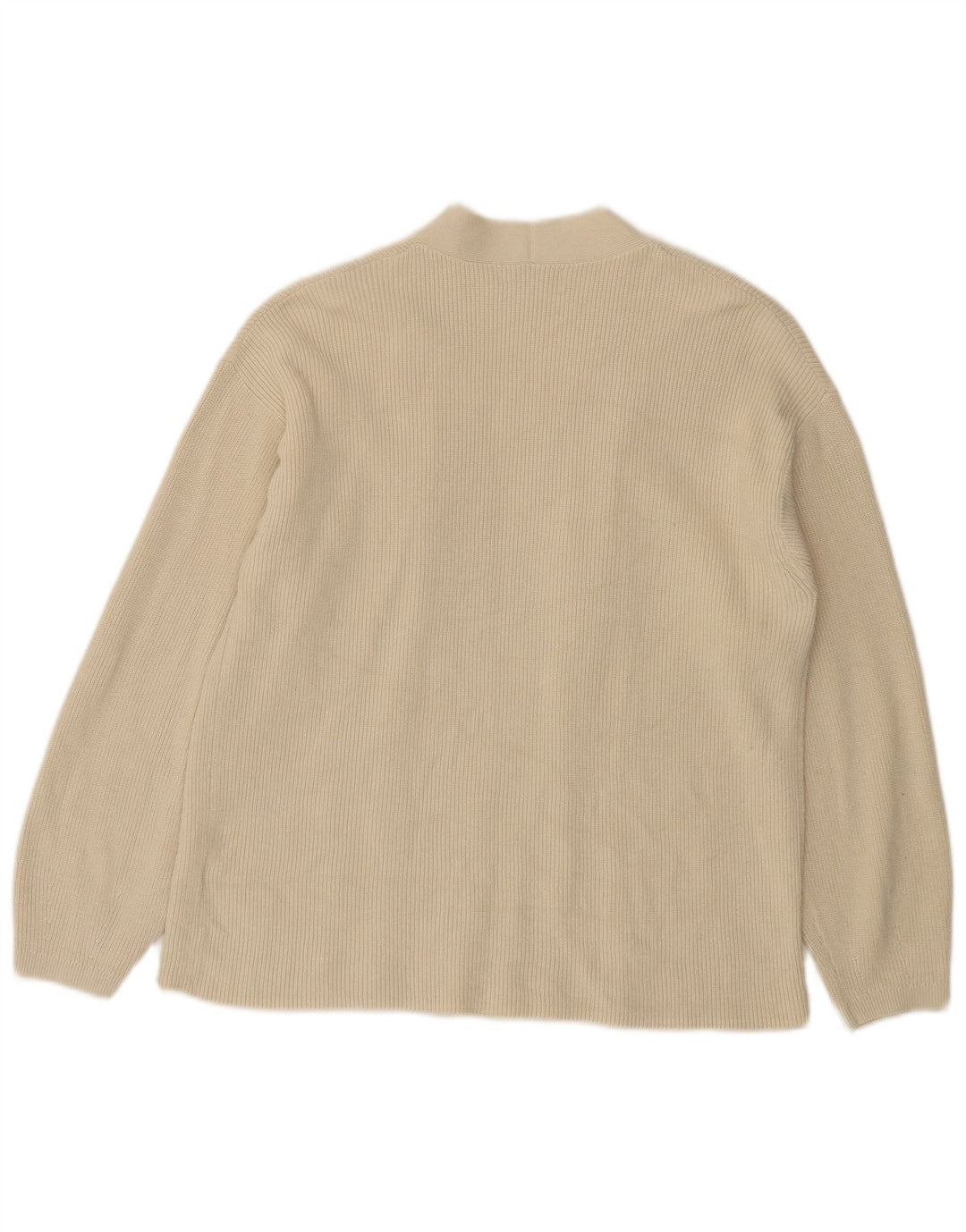 Marks & Spencer Suéter tipo cárdigan abierto para mujer Reino Unido 40 Mediano Algodón blanco roto