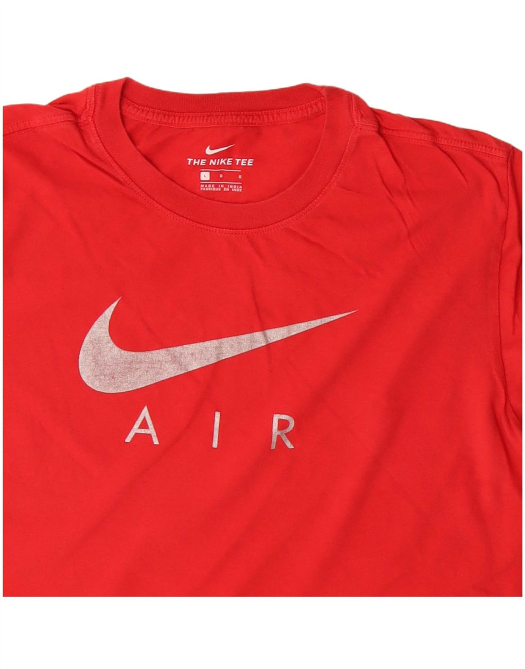 Nike - Camiseta gráfica para hombre, talla grande, algodón rojo