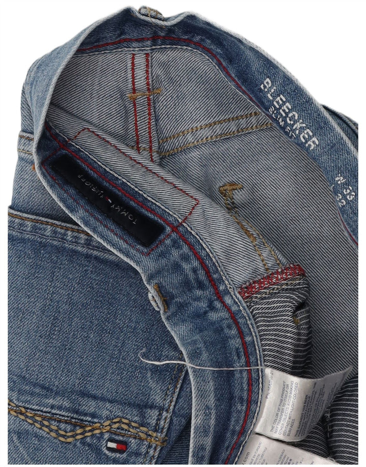 TOMMY HILFIGER Vaqueros ajustados Sleenker para hombre W33 L29 Algodón azul