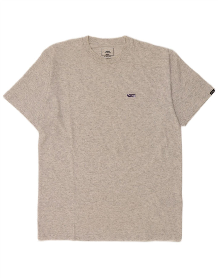 Camiseta Vans Classic Fit de algodón moteado en gris medio