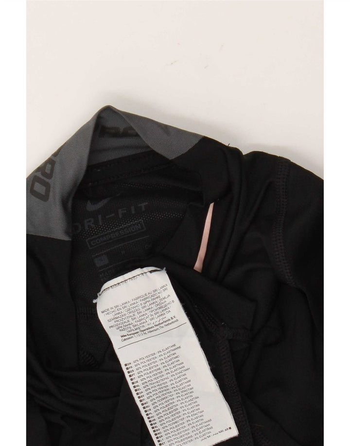 Nike - Camiseta de compresión para mujer, manga larga, talla S, poliéster negro