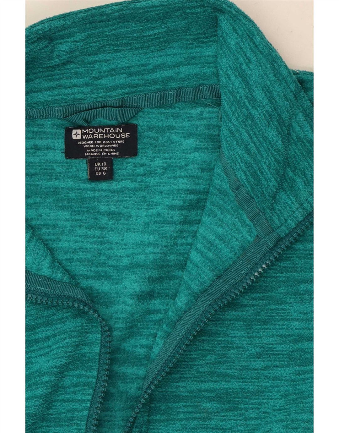 Chaqueta polar con forro para mujer de Mountain Warehouse UK 40 Small Green Moteado
