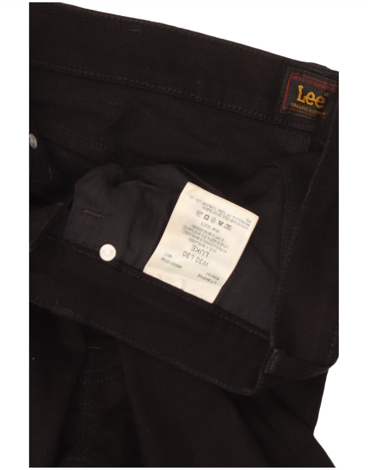 Lee Vaqueros ajustados Luke para hombre W30 L30 Algodón negro