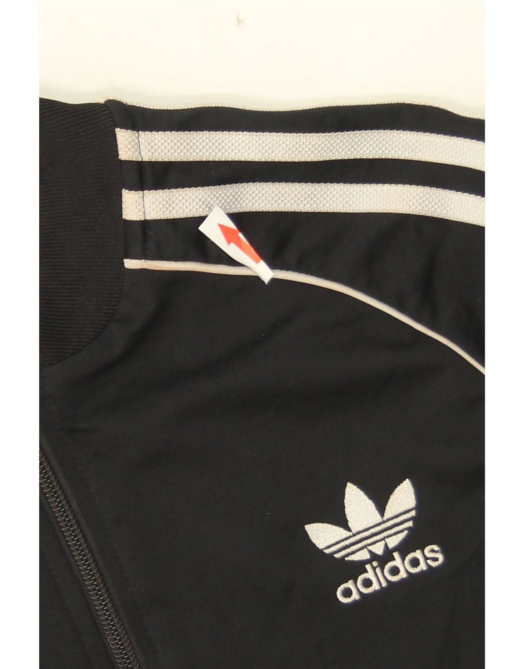 Adidas Chaqueta de chándal para niño 11-12 años Negro Poliéster