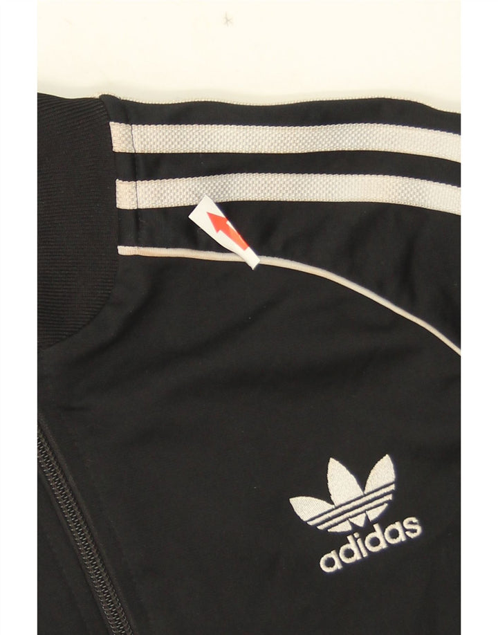 Adidas Chaqueta de chándal para niño 11-12 años Negro Poliéster