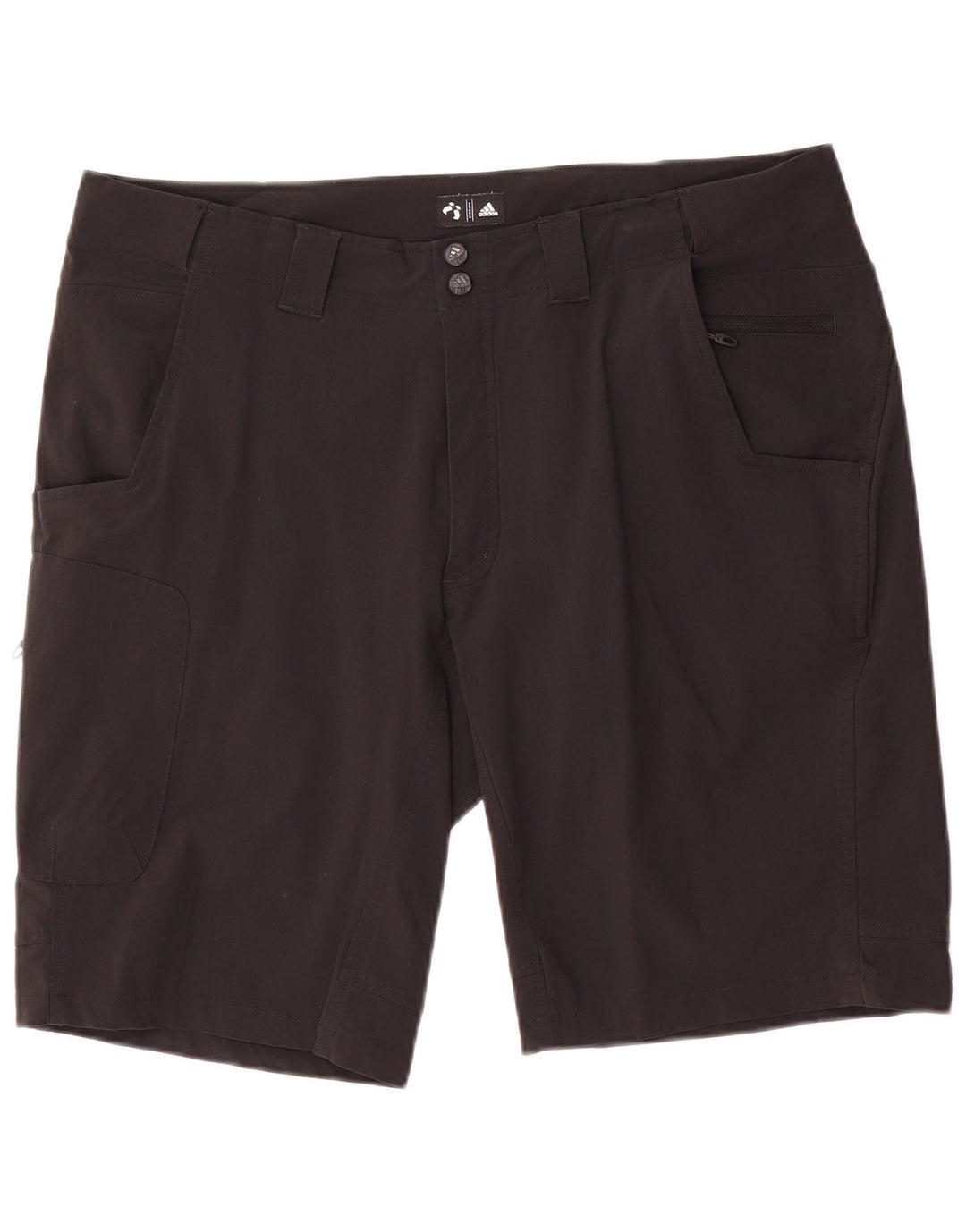 Adidas Mens Cargo Shorts W36 Grande Nylon Negro