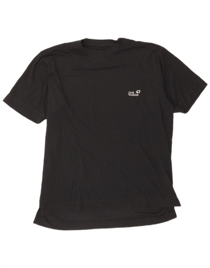 Jack Wolfskin Camiseta para hombre Top 2XL Negro Poliéster