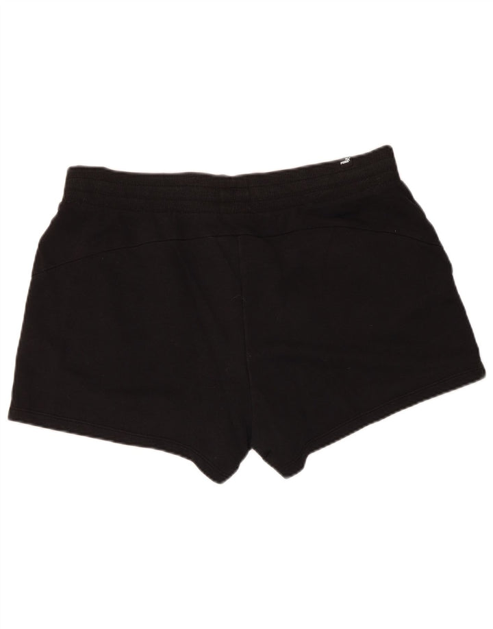 Puma - Pantalones cortos deportivos para mujer, talla 40, talla grande, color negro