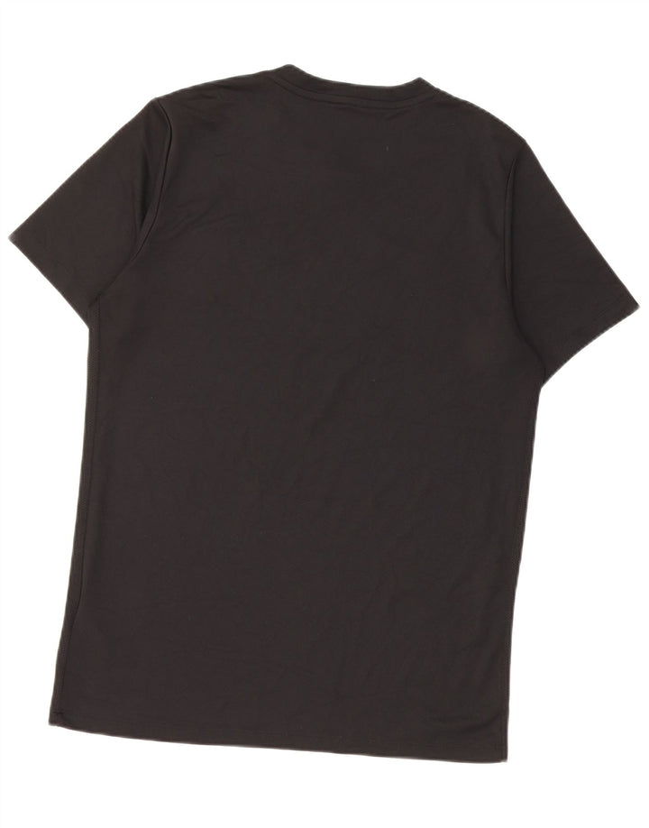 Camiseta Nike Dri Fit para hombre Top poliéster negro mediano