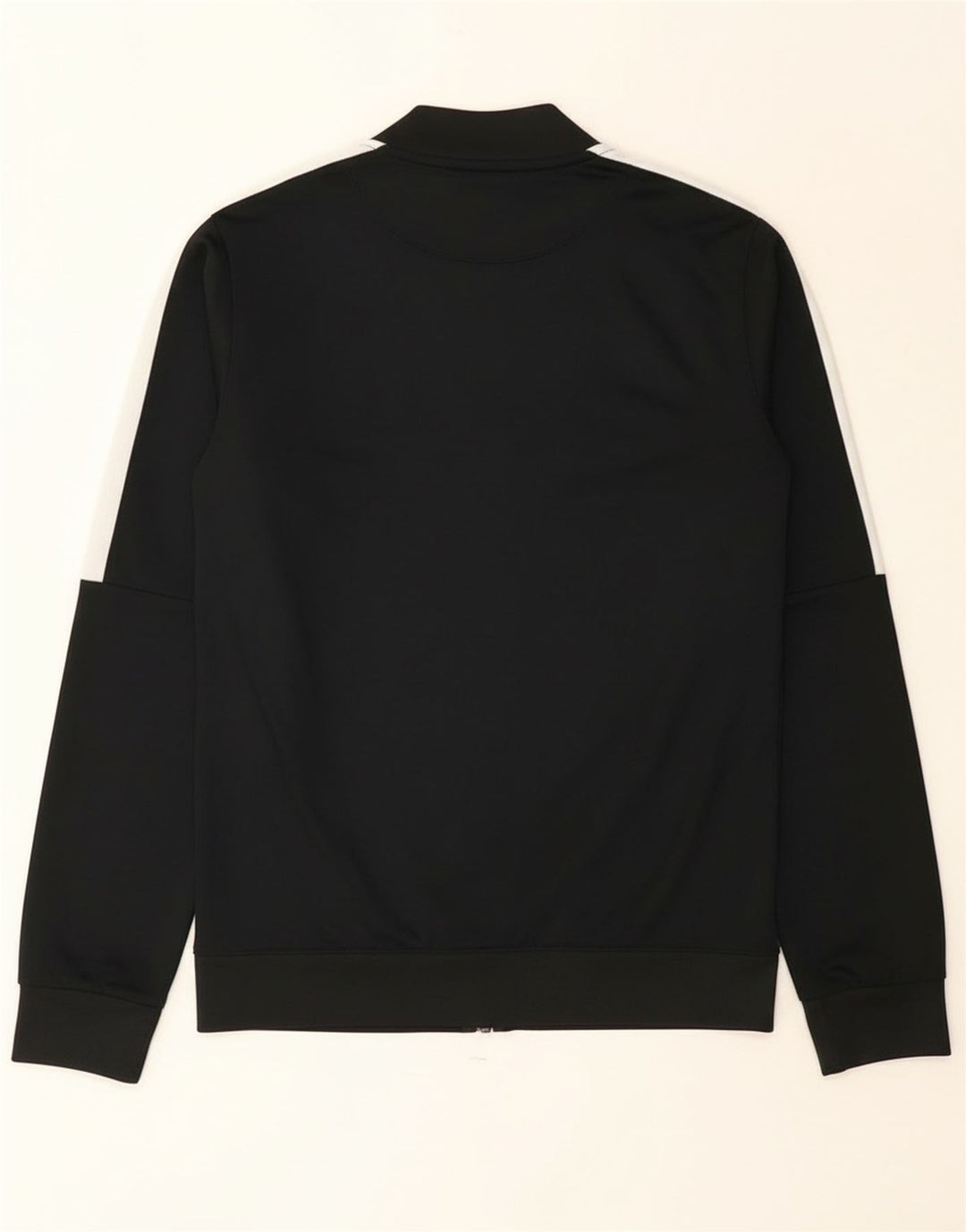 Nike Hombre Dri Fit Chándal Top Chaqueta Pequeña Negro Colorblock Poliéster